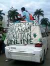 Taksi dan Ojek Online Merajalela, Sopir Angkot Demo