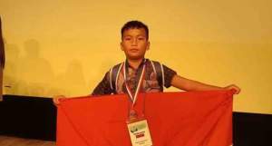 Muhammad Novan Alfaridzi  Juara Kompetisi MTK di Korea Selatan