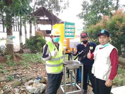 Pemkot Tangsel Pasang Ratusan Washtafel dan Penyemprotan Wilayah