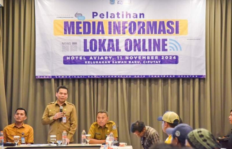 Tingkatkan Kemampuan Digital, Diskominfo Tangsel Gelar Pelatihan Media Informasi ke Masyarakat