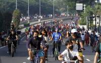 Ilustrasi Car Free Day di Jakarta. (net)