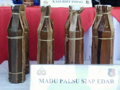 3 Tersangka Pembuat Madu Palsu Beromset Ratusan Juta Diringkus Ditreskrimsus Polda Banten