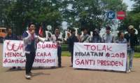 Lagi, Mahasiswa Tangsel Tolak #2019GantiPresiden