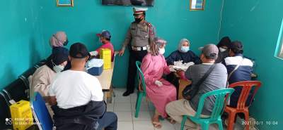 Percepat Vaksinasi, Kantor Uji KIR Tangsel Vaksin Peserta Uji KIR