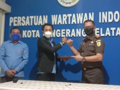 PWI-Kejari Tangsel Sepakat Bekerjasama Edukasi Kesadaran Hukum di Masyarakat