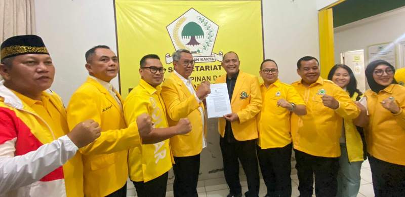 Akhirnya... Benyamin - Pilar Terima Rekomendasi DPP Golkar Maju Pilkada Tangsel 2024