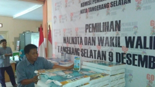 Bahan Kampanye Paslon Siap Didistribusikan