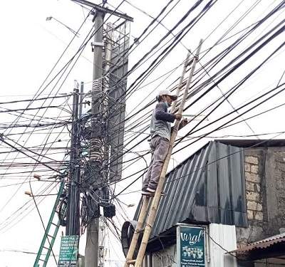 Tidak Ada Toleransi, DPU Tangsel Potong Habis Kabel Milik Provider Internet