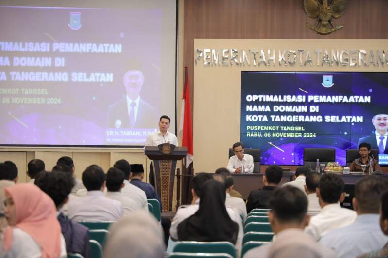 Mudah Diakses Masyarakat, Optimalisasi Nama Domain Jadi Upaya Efektivitas Digitalisasi Pemkot Tangsel