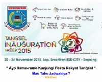 TANGSEL INAUGURATION WEEK 2015