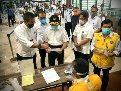 Menko PMK : Semua Sudah Berjalan Dengan Baik di Bandara Soetta