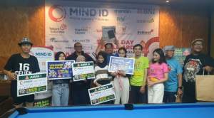 One Day Bilyard Tournament, Pengurus PWI Tangsel Borong Juara