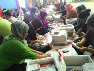 KPU Tangsel Mulai Lakukan Pelipatan Surat Suara Pilkada