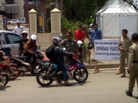 Razia OYK di Tangsel berhasil jaring 100 orang. Rabu (30/10) DT