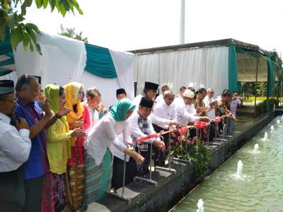 ALiran air bersih di Puspemkot Tangsel.