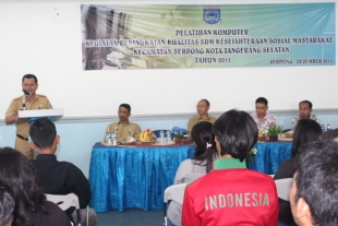 Kecamatan Serpong Gelar Pelatihan Komputer dan Bahasa Asing Kepada Masyarakat