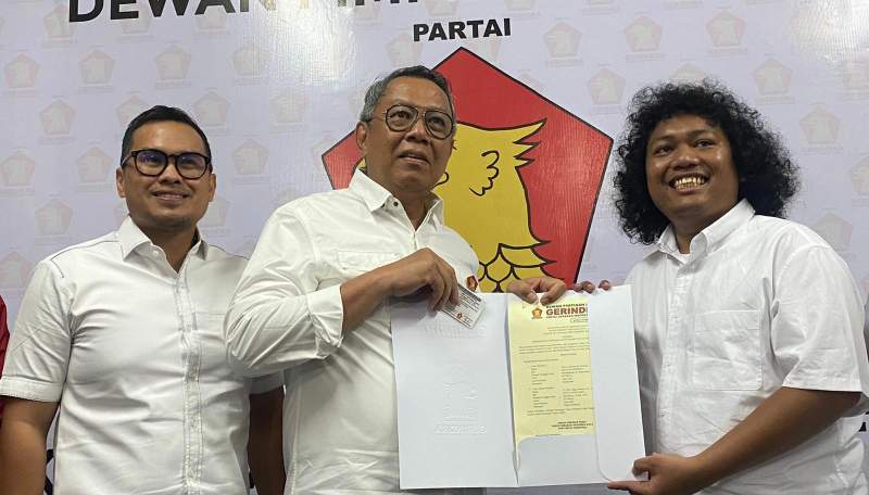 Didukung KIM plus di Pilkada 2024, Benyamin Resmi Jadi Kader Gerindra Tangsel