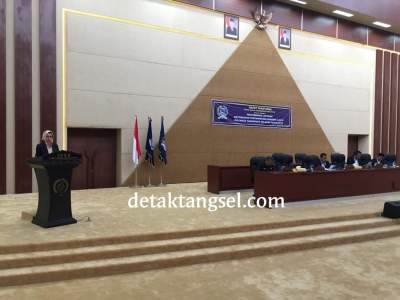 Airin Sampaikan LKPj 2018, Dewan Akan Bentuk Pansus