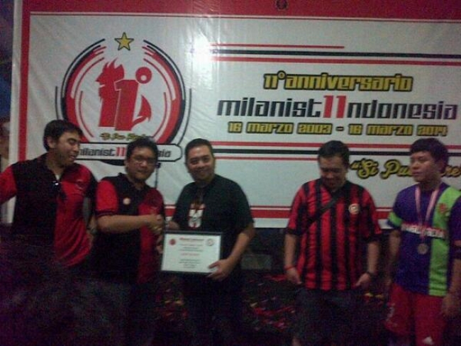 Milanisti Indonesia Berusia 11 Tahun