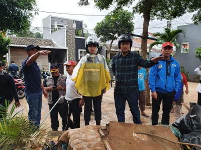 Pasca Banjir, DPU Tangsel Langsung Perbaiki 9 Turab