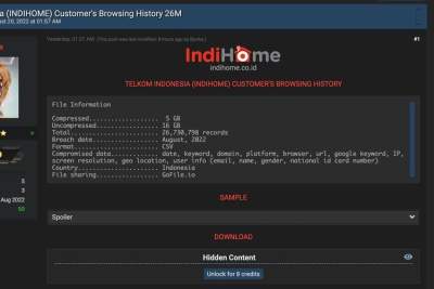 Telkom Bantah 26 Juta Data Pengguna IndiHome Bocor
