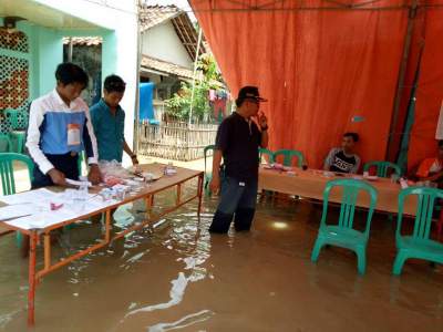 TPS 11 Desa Laksana, Kecamatan Pakuhaji, Kabupaten Tangerang.