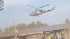 Pendaratan Helikopter Rusak Sejumlah Warung di Pangandaran
