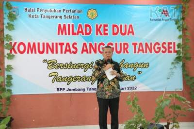 Hadiri Milad Komunitas Anggur Tangsel, Benyamin Akan Jadikan Tangsel Kota Anggur