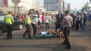  jasad Inri Wulan saat di evaluasi polisi