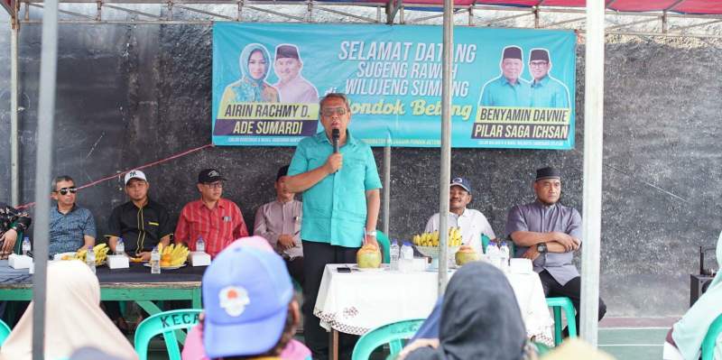 Kampanye di Pondok Aren, Benyamin Davnie Beberkan Sederet Capaian dan Keberhasilan Pembangunan