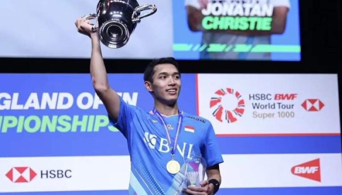 Jonatan Christie Mengakhiri Puasa Gelar All England Open untuk Indonesia