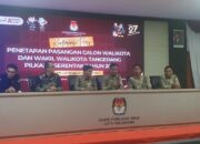 KPU Tetapkan Tiga Pasangan Calon Di Pilkada Kota Tangerang.Qori: Besok Pengambilan Nomor Urut