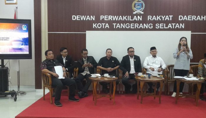 Dalam Kegiatan Coffee Morning, DPRD Tangsel Ajak Pers Ikut Awasi APBD Tangsel 2025