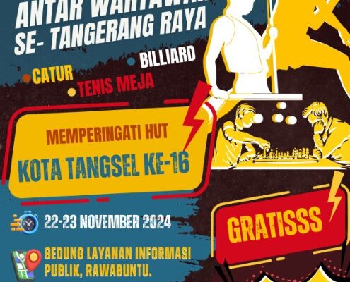 PWI Tangsel Gelar Turnamen Antar Wartawan se-Tangerang Raya