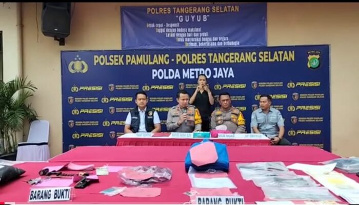 Polsek Pamulang Ungkap 11 Kasus Kriminal