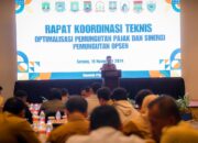 Pj Sekda Provinsi Banten Usman Asshiddiqi Qohara Buka Rakor Optimalisasi Pemungutan Pajak dan Sinergi Pemungutan Opsen