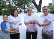 Gerimis Tak Surutkan Ribuan Peserta Meriahkan Tangsel Color & Bubble Run 2024