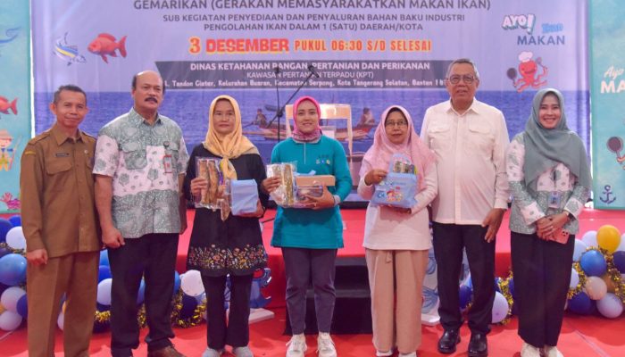 Lewat Program Gemarikan, Pemkot Tangsel Gencarkan Konsumsi Ikan untuk Masyarakat